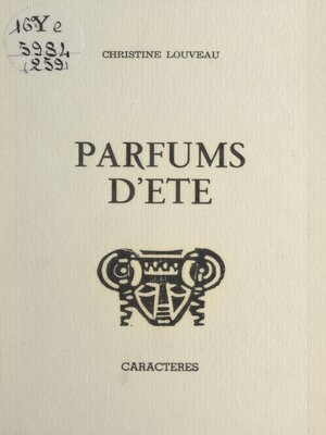 cover image of Parfums d'été
